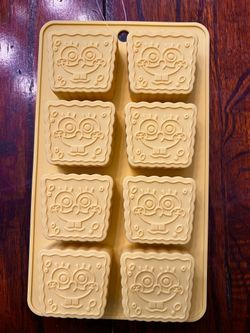 NEW NICKELODEON SPONGEBOB SQUAREPANTS SILICONE Mold ICE TRAY 
