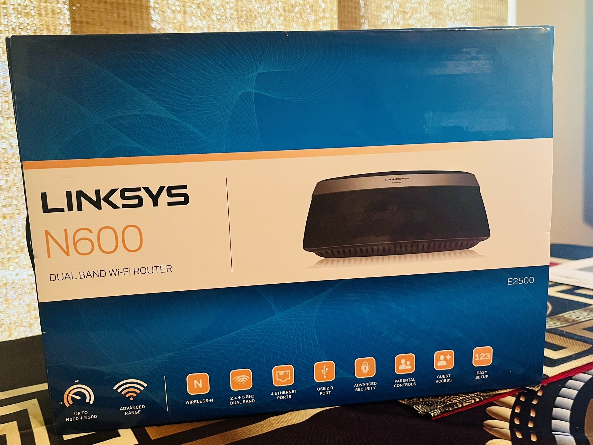 Linksys N600 Dual Band Wi-Fi Router E2500