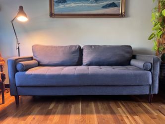 Modern grey sofa