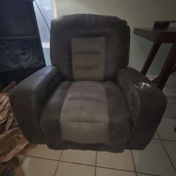 Rocking Recliner W/Cupholder 