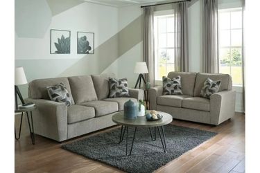 Cascilla-Pewter Sofa & Loveseat