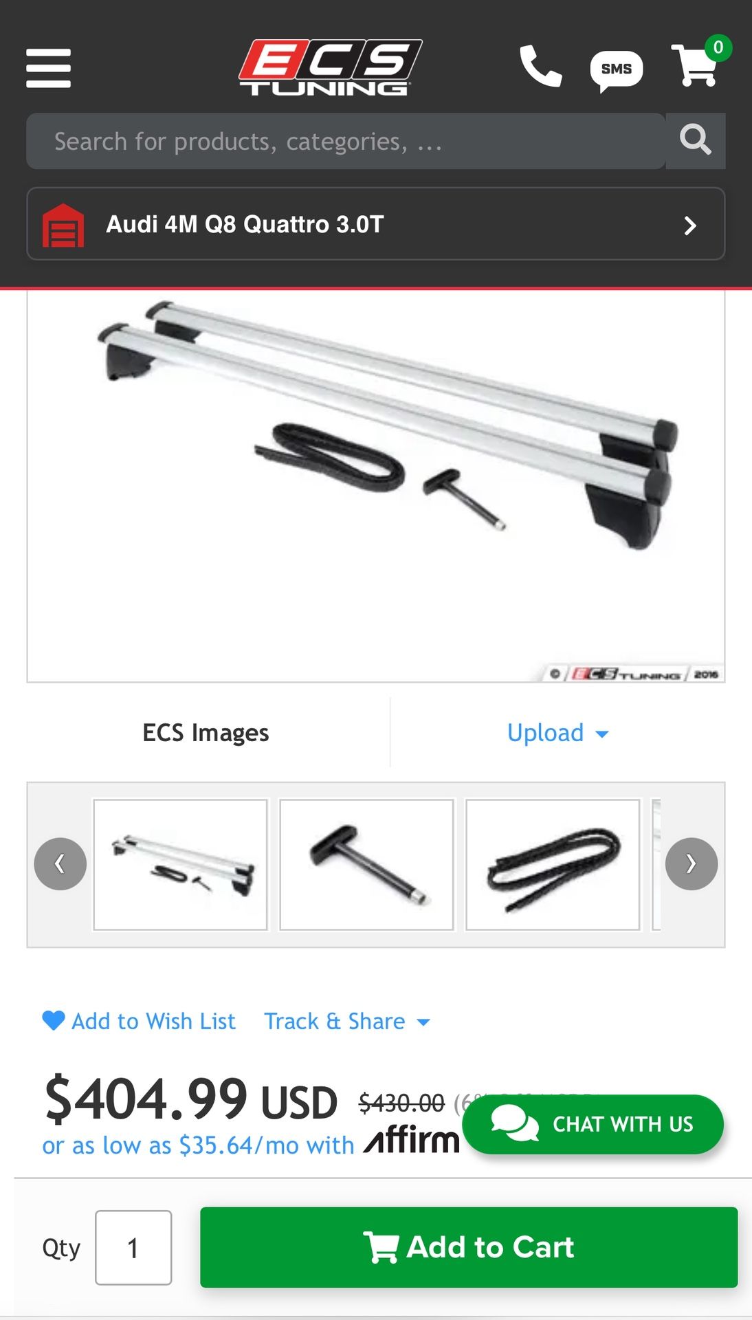 Audi Q8 Roof Racks
