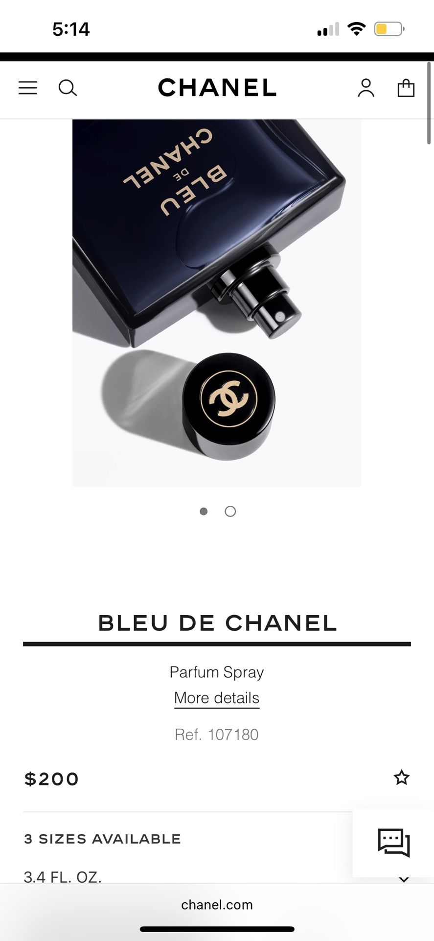 Bleu De CHANEL Parfum * DESIGNER COLOGNE*