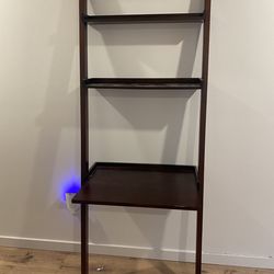 Cherry color ladder desk/shelf