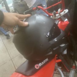 Bike helmet front come off