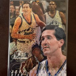 1996 Fleer Flair Showcase Jeff Hornacek Row 0 Utah Jazz