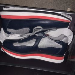 Prada MILANO America cup leather sneakers