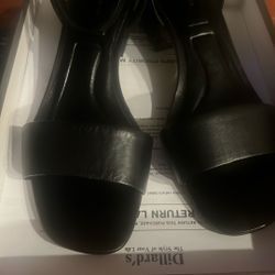 Black ankle Strap Sandals 