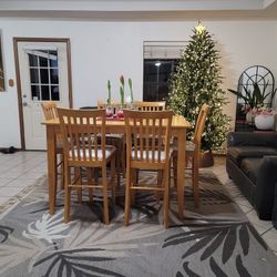 Comedor de madera / EXPANDABLE Wooden Dinner Table (Used)  Mesa Para 