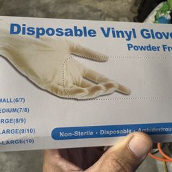 Vinyl Disposable Gloves Size 100 Per Box XX Large $2 Per Box 