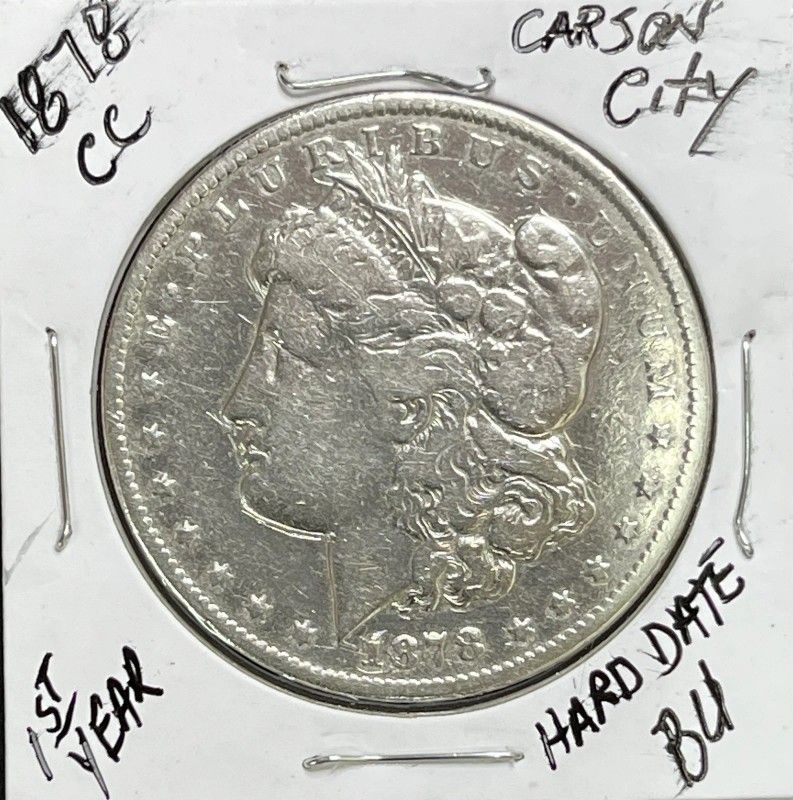 1878-CC Morgan Silver Dollar Carson City Mint $1.