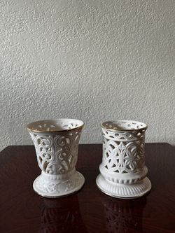 Lenox Votive Candle Holder S/2