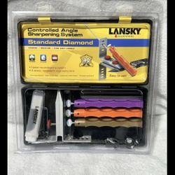 Lansky 3 Stone Standard Diamond Sharpening System Medium Coarse Fine Grit LK3DM