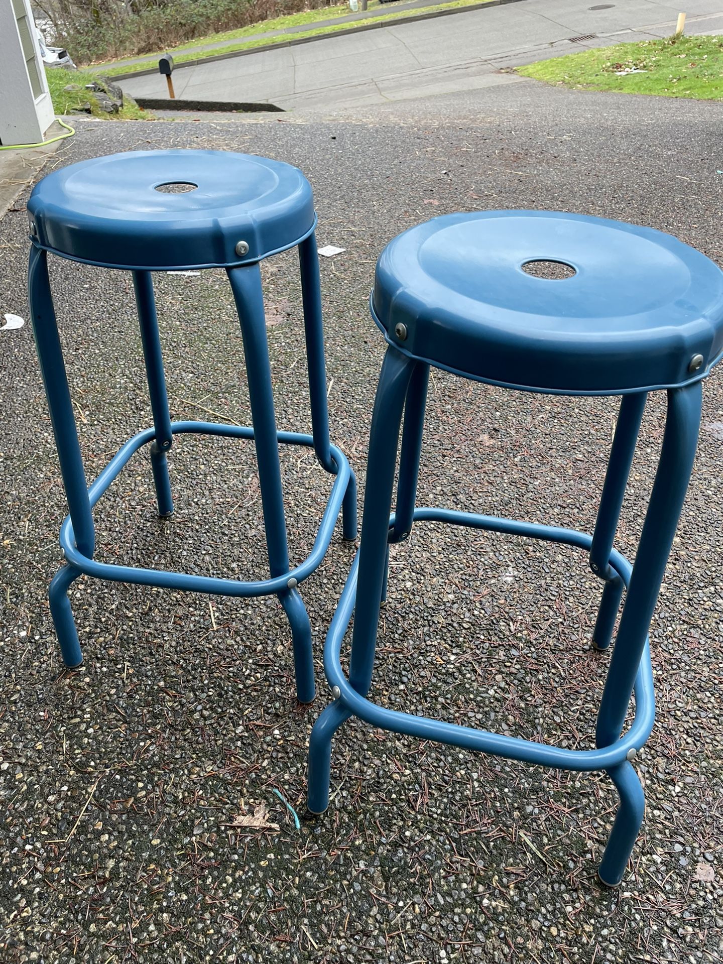 IKEA Raskog Blue Stool
