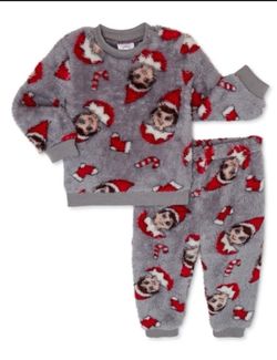 New! elf On The Shelf Christmas Sherpa fleece 4T  Pajamas 