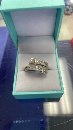 Silver Diamond Ring