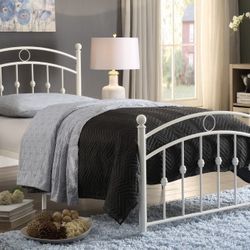 White Twin Bedframe Or Single Bed For Adult Or Kid