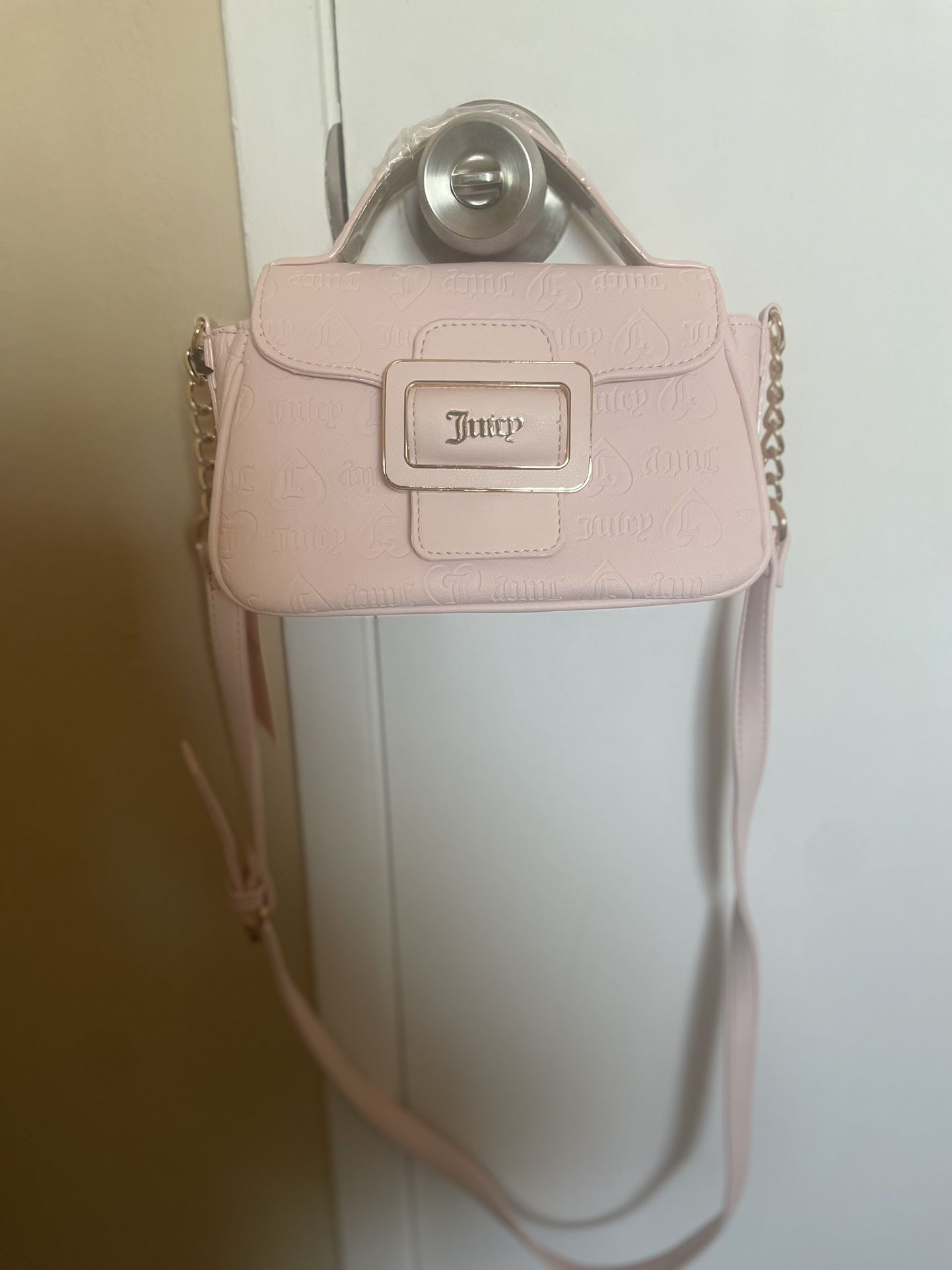 Blush Pink Made You Look Juicy Couture Crossbody