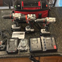 Like New Porter Cable Drill Bundle