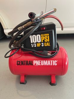 Central Pneumatic 3-Gal Portable Air Compressor