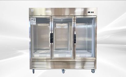 NSF Commercial 3 Door Stainless Steel Refrigerator KR-82BG1