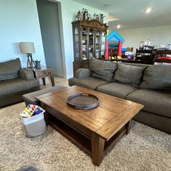 RH Brand Two-Piece Couch Sofa Set