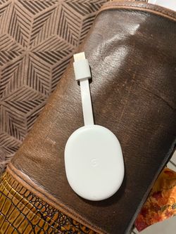 Google TV device—no remote control included.