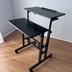 2- Tier Rolling Desk