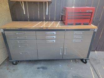 Seville ULTRAHD toolbox and red craftsman box