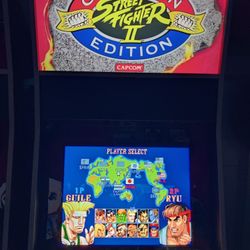 STREET FIGHTER II CHAMPION EDITION WITH 14 GAMES - ARCADE CONSOLE 