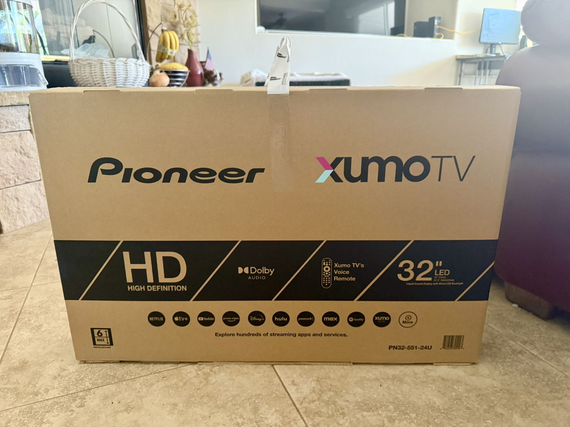 Brand New Still In Box Pioneer 32 Inch Smart Tv