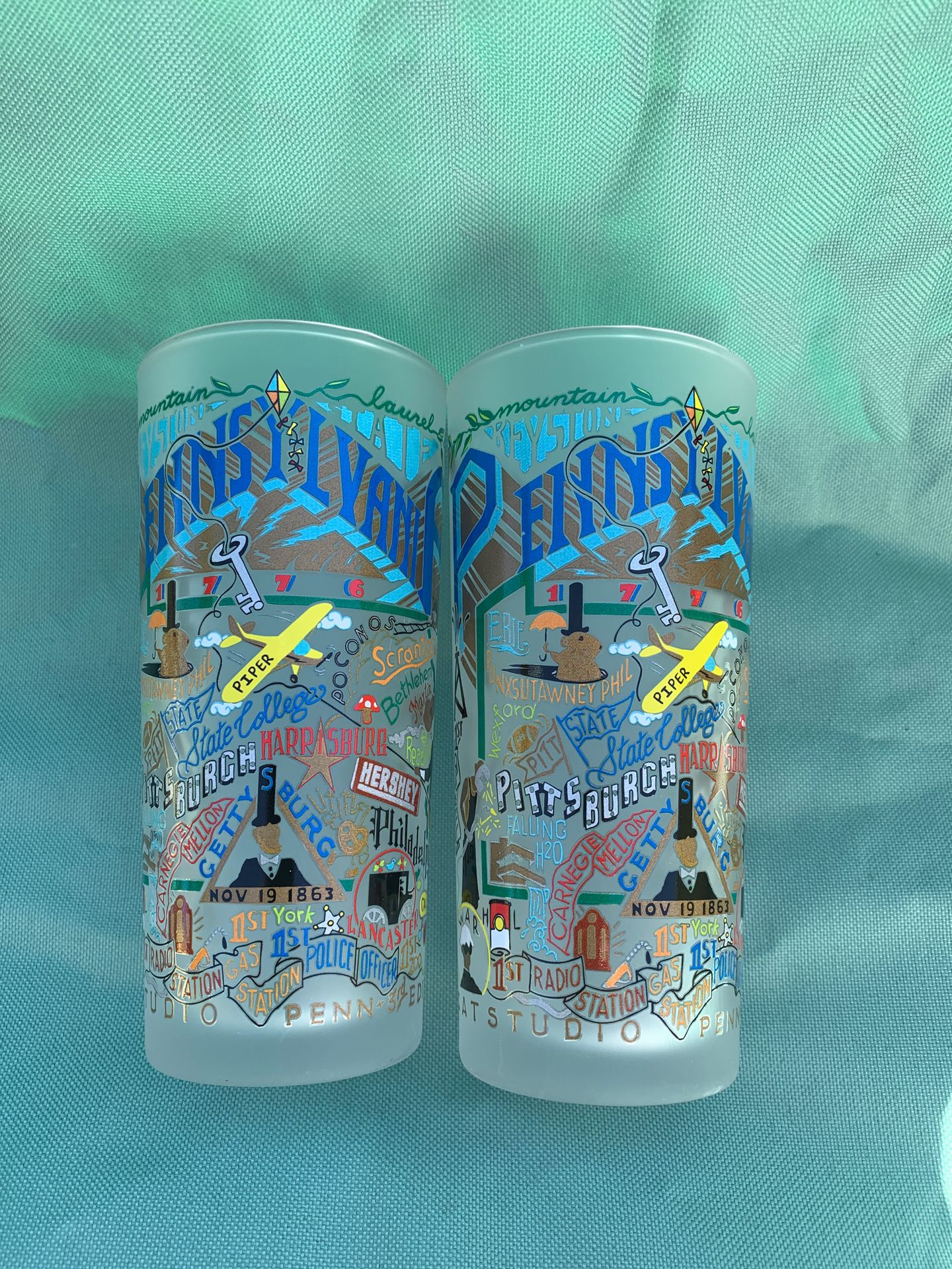 Set of 2 Catstudio Pa. Glasses