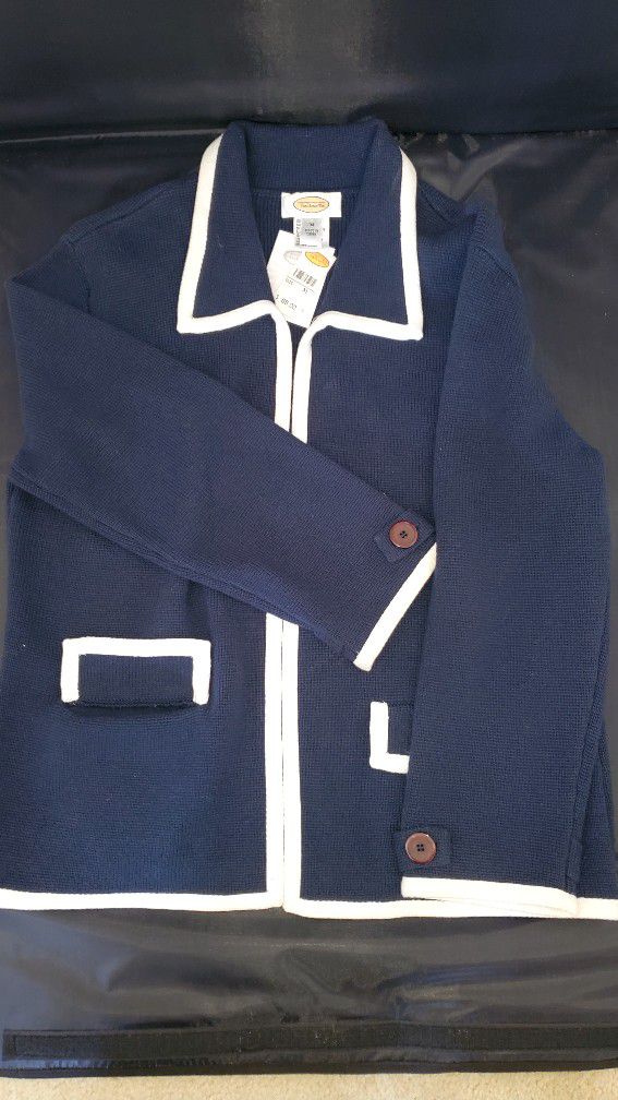 Talbot's Navy sweater/ jacket