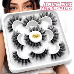 Fluffy and wispy mink lashes (Wholesale only starting at 12)