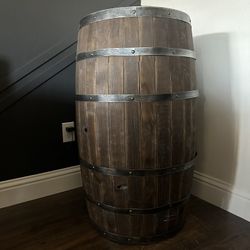 Whiskey Barrel Table 