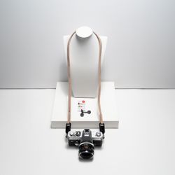 Premium Leather Camera Strap (0.8" wide 38" long) w/ 2x Peak Design Anchor