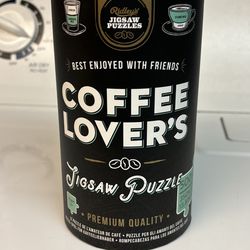 Ridley’s Jigsaw Puzzle  500 piece Coffee Lover’s puzzle.  new in sealed packaging