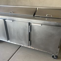 Fridge With Cooled Serving Trays 