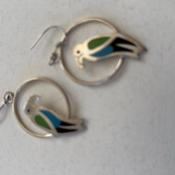 Vintage Woman's silver earings