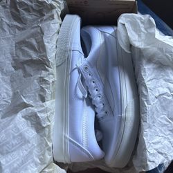 Brand New White Vans 