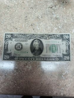 1934 $20 Bill