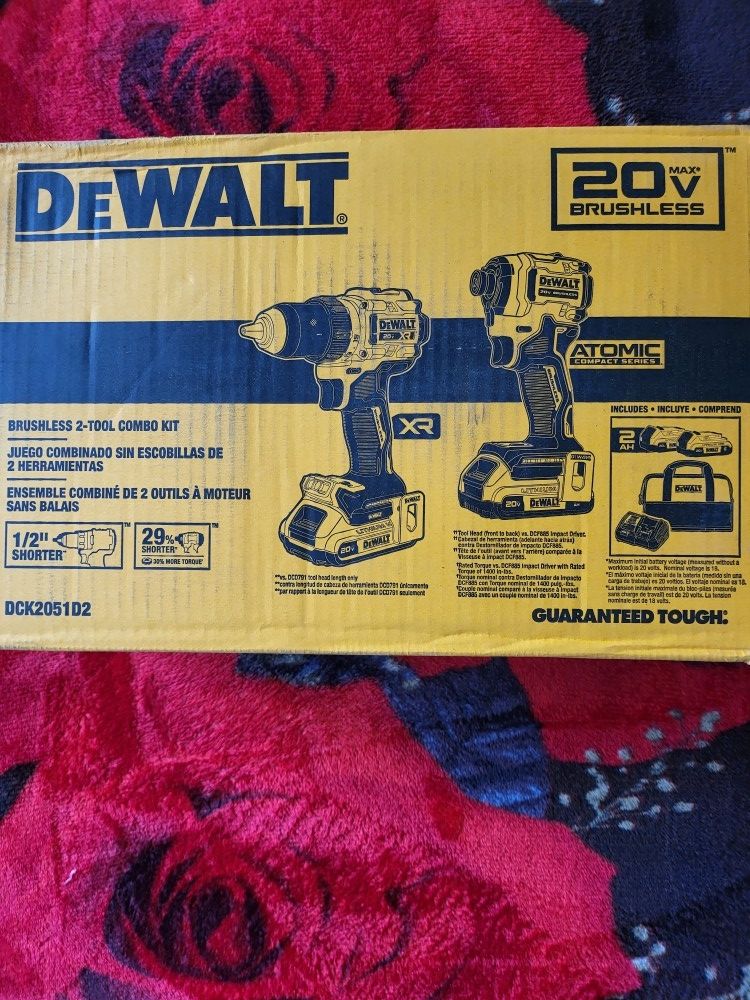 Dewalt 2 Drill Combo