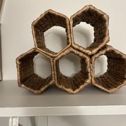 Wicker Wine Holder 