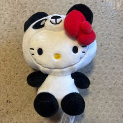 hello kitty panda plush