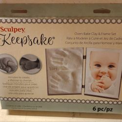 Sculpey Keepsake Oven-Bake Clay & Frame Set