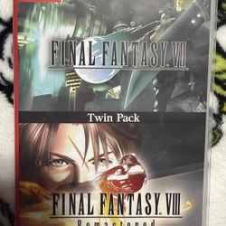 FINAL FANTASY VII and FINAL FANTASY VIII Remastered Twin Pack - Nintendo Switch
