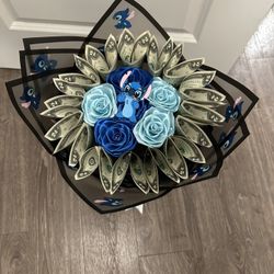 Money Bouquet/ Eternal Rose