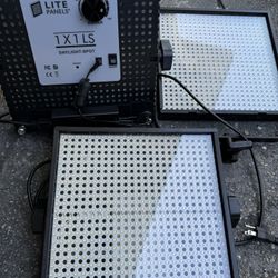 Three 1x1 Daylight Spot Light Panels