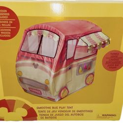 NEW Disney Store Minnie Mouse Smoothie Bus Food Truck Lights Tent Play Set Toy
