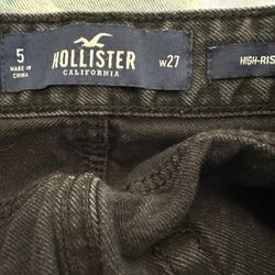 Hollister High-Rise Jean Skirt